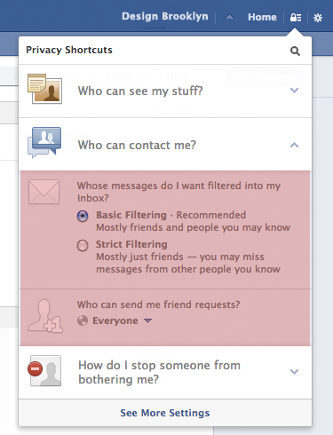 Facebook Who Can Contact Me