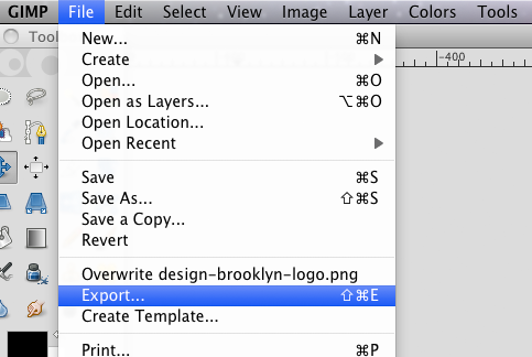 GIMP Export