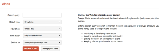 Google Alerts