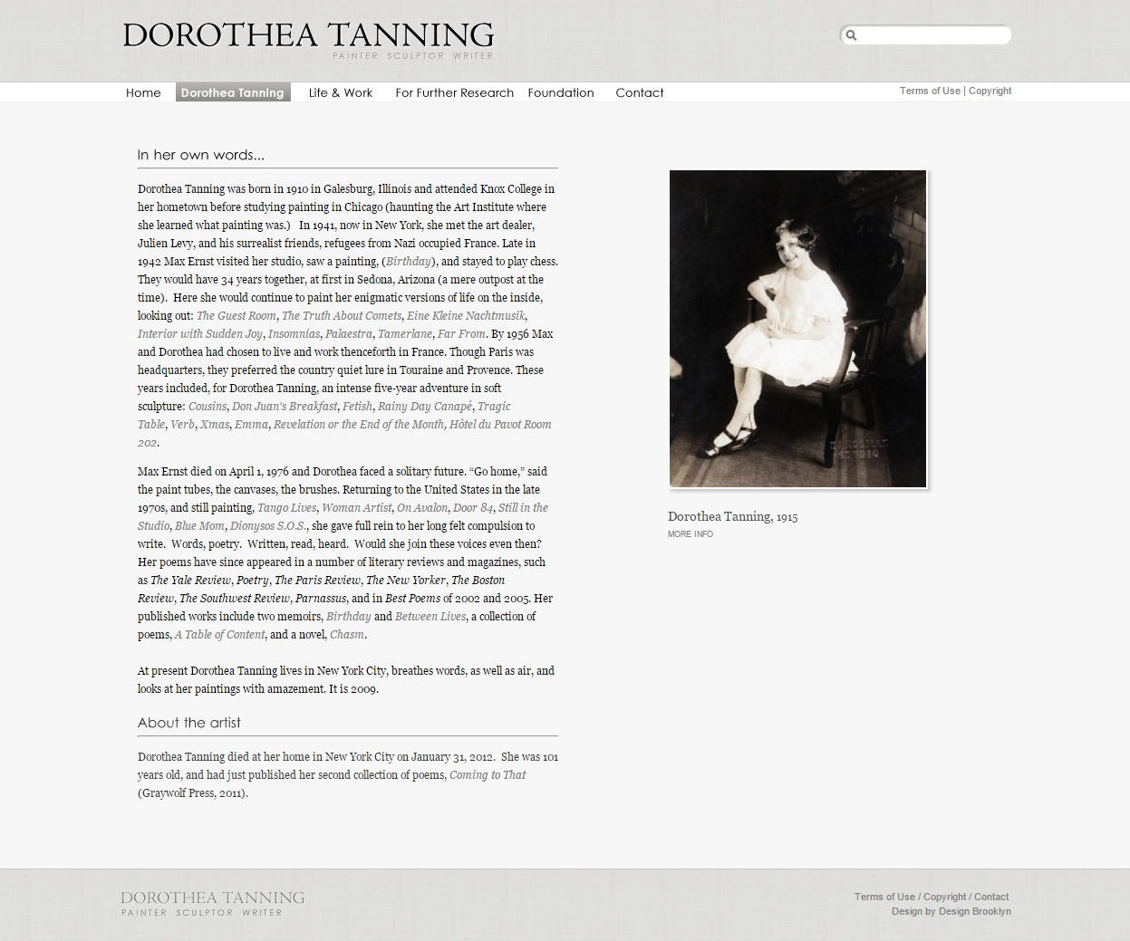Dorothea Tanning WYSIWYG