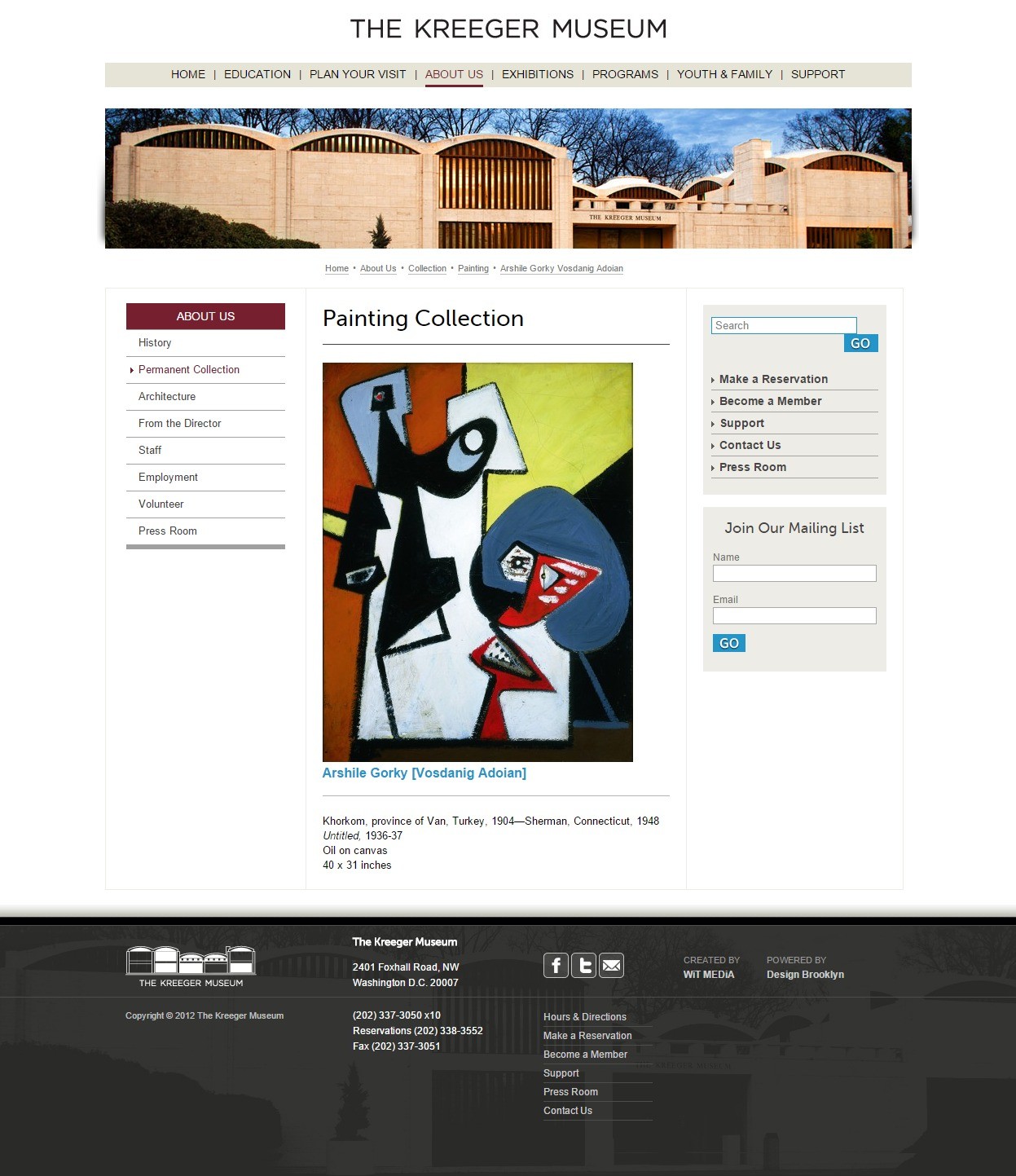 The Kreeger Museum Collection Painting