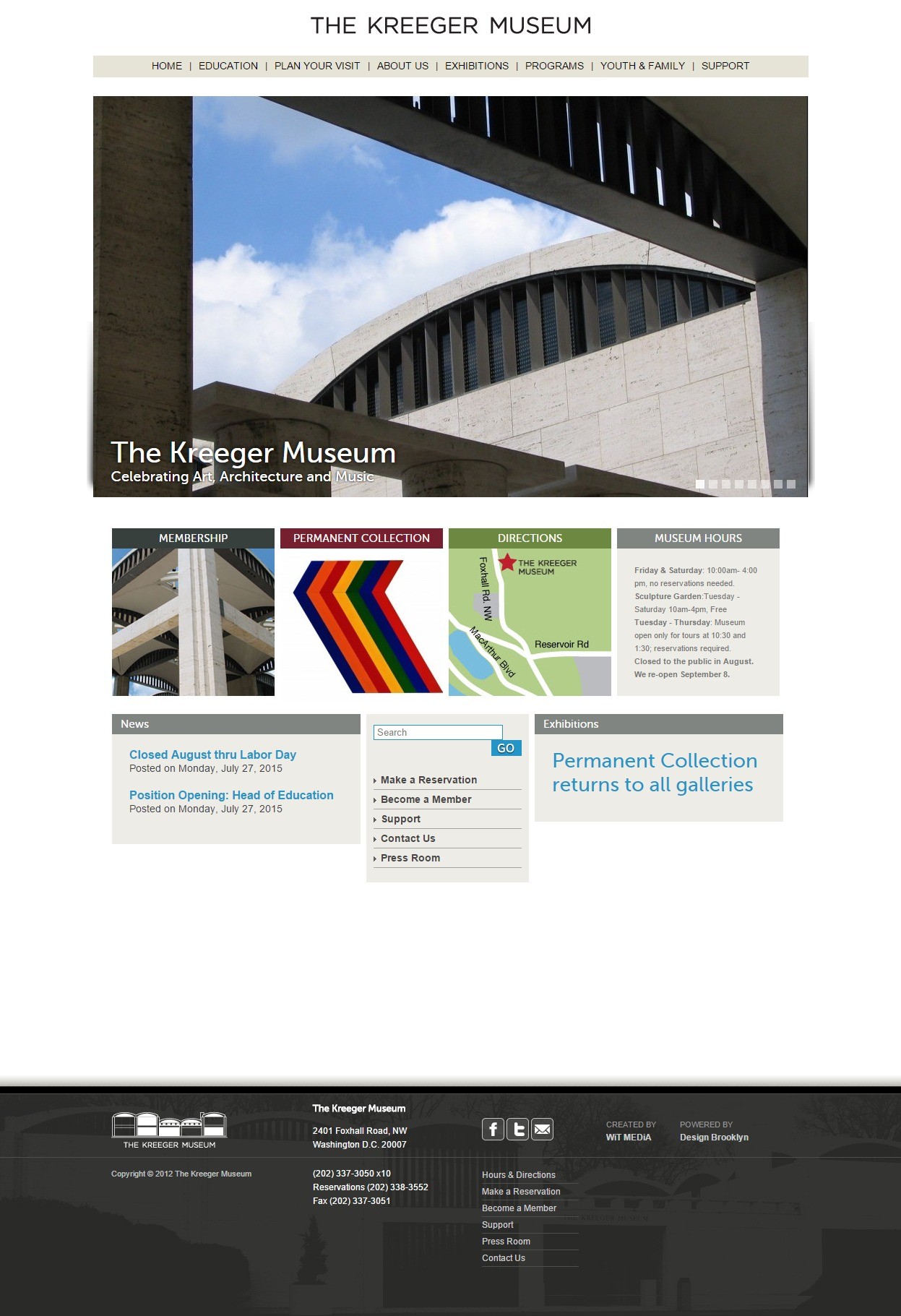 The Kreeger Museum Homepage