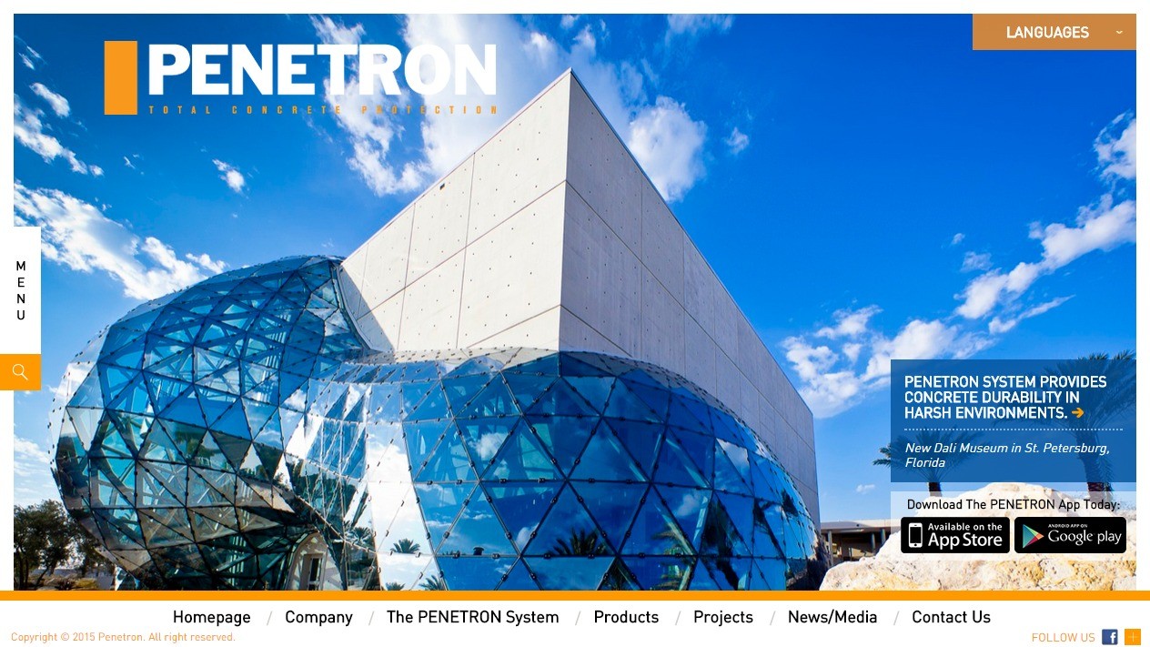 PENETRON Homepage