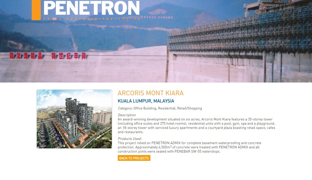 PENETRON Project Details