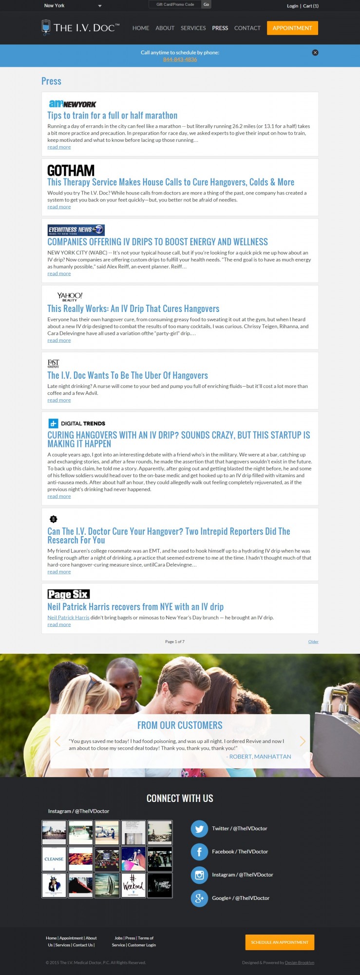 The IV Doc Press Listing